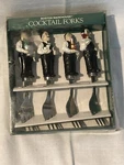 Boston Warehouse Vintage Set Of 4 Waiter Cocktail Forks 1997. Fixed Price $13.00.