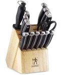 Zwilling J.a. Henckels H1718 Stainless Steel Block Knife Set 15 Piece. Fixed Price $137.50.