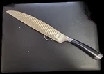 Groove Tech 9" Blade Casaware Kitchen Knife Chef Black Dice Chop Slice. Fixed Price $14.95.