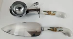 Prill Sheffield Porcelain Cake Server & Ice Cream Scoop Set - Wild Flying Geese. Fixed Price $15.00.