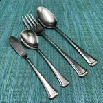 4 Oneida Maestro Leger Serving Pieces Meat Fork Spoon Sugar. Fixed Price $19.99.