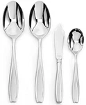 Gorham Tulip Frosted 4 Piece Serving Set 18/10 Stainless Flatware New. Fixed Price $48.50.
