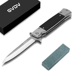 Gvdv Folding Pocket Knife With G10 Handle, 7CR17 Stainless Steel Edc Wi.... Fixed Price $47.40.