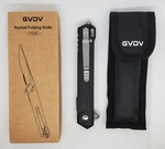 Gvdv Black Pocket Folding Knife P704N, 3.5 Oz, Blade Length 3.6", Overall 8.1". Fixed Price $17.85.