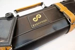 Everpride Top Grain Luxurious Black Leather With Gold Trim Chef Knife Roll Bag. Fixed Price $79.99.