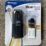 Westcott Ipoint Aura Titanium Bonded Non-stick Electric Pencil Sharpener 17541. Fixed Price $18.99.
