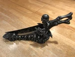 Dwk Wicked Dragon Skull Fantasy Letter Opener, Bowie Knife Dagger + Holder Base. Fixed Price $9.99.