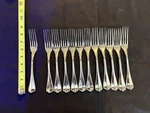 12 Fortessa San Marco Dinner Forks 18/10 Stainless Steel Flatware Replacement. Fixed Price $59.99.