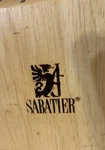 Sabatier 14 Slot Oak Wood Cutlery Knife Block. Fixed Price $21.15.