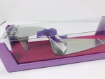 New High Heel Cake Server Wild Eye Removable Magnetic (silver) Wedding. Fixed Price $12.99.