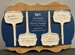 Brand New Pier 1 Imports Wood Cheeseboard W/ Four Markers - Never Used!. Fixed Price $29.99.