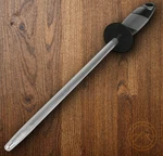 Accusharp Butcher Steel Knife 9" Sharpening Rod Black Composition Handle 032C. Fixed Price $24.39.