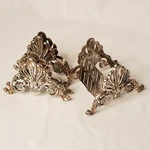 Vintage Elegance Set Knife Rests & 2 Napkin Holders Silverplate. Fixed Price $43.52.