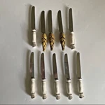 Ten Vintage Lord And Taylor Cheese Fruit Knives. Fixed Price $23.00.