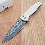 Civivi Incindie Folding Knife 3.5" Damascus Steel Blade Cream G10 Handle DS1. Fixed Price $96.29.
