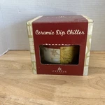Cypress Home Ceramic Dip Chiller - Vibrant 2 Piece Set. Fixed Price $10.00.