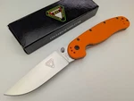 Ontario Rat Linerlock Orange Handle Folding AUS-8 Steel Pocket Knife 8848OR. Fixed Price $41.99.