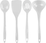 100% Melamine Kitchen Utensil Set, Non Scratching Ladle, Spoon, Slotted &. Fixed Price $26.99.