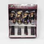 Set 4 Clubhouse Collection Golf Bag Stainless Steel Cheese Butter Spreaders Nib. Fixed Price $14.99.