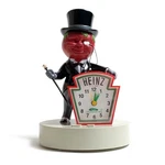 Nos Original Box 1980S Heinz Mr. Aristocrat Tomato Man Talking Alarm Clock. Fixed Price $89.10.
