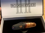 Rough Ryder Backwoods Bushcraft Amber Sawcut Barlow 1/4" Pocket Knife RR2039. Fixed Price $23.98.