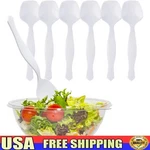 Heavy Duty Disposable Serving Spoons Elegant Plastic Catering Events Parties New. Fixed Price $18.22.