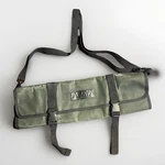 New Asaya Chef Knife Roll Bag Olive Green Waxed Canvas 10 Slot Carrier Strap. Fixed Price $49.97.