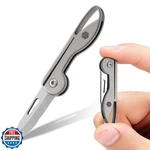 Keyunity KK05 Mini Titanium Pocket Knife For Everyday Carry- Razor Sharp Fold. Fixed Price $20.00.