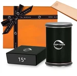 Toptzon Diamond Black Rolling Knife Sharpener Kit, 15/20 Angle, Leather Strop. Fixed Price $90.06.