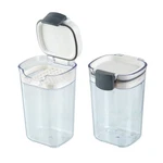 Progressive Prepworks Seasoning Prokeeper Storage Container, Set Of 2, Clear. Fixed Price $13.95.