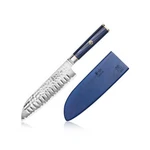 Cangshan Kita Series High Carbon X-7 Damascus Steel Santoku Knife With Sheath.... Fixed Price $181.20.