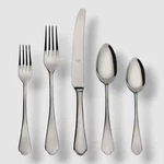 Mepra Dolce Vita Stainless Steel 5 Piece Flatware Set. Fixed Price $80.00.