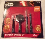2015 Star Wars Pumpkin Carving Kit With Tool Set And Patterns By Gemmy New. Fixed Price $8.00.