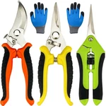Pruning Shears 4 Pack Stainless Steel Handheld With Gardening Gloves Lengnoyp. Fixed Price $15.75.