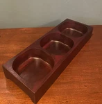 Gordon Ramsey Maze By Royal Doulton Acacia Wood Divided Server 15" X Nib. Fixed Price $26.95.