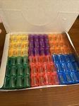 Fun Central AU204 72 Pack Kids Plastic Manual Pencil Sharpener With Cap Set -y. Fixed Price $19.70.