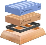 Sharpening For Wood Carving Tools-two Whetstones Grit 400 & 1000 Gouge. Fixed Price $61.19.