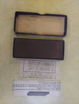 Vintage American Three Line Razor Hone Antique Sharpening Stone Box Instructions. Fixed Price $24.99.