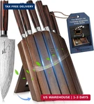 Syokami 2026 Upgrade Knife Set 7 Piece Japanese Style Kitchen With Fol. Fixed Price $122.07.