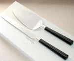 Vera Wang Wedgwood With Love Noir Cake Server Pair Black Enamel/silverplate Trim. Fixed Price $39.90.