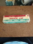 Vintage Halco Combination NO.821 Sharpening Stone 8" Silicon Carbide W/ Box. Fixed Price $15.00.