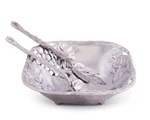 Arthur Court Designs Metal 3-PC Grape Salad Set Bowl And One Size, Purple. Fixed Price $101.60.