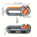 Functional Flexible Economical Easy To Use 6-IN-1 Manual Diamond Knife Sharpener. Fixed Price $39.86.