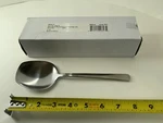 Winco Modern SRS-8 Design Serving Spoons, Flat Edge S/s Stainless Steel QTY:12. Fixed Price $19.99.