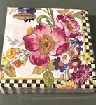 Mackenzie-childs White Flower Market Paper Cocktail Napkins 20 Pack, New. Fixed Price $14.99.