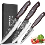 Topfeel Chef Knife 3PCS, High Carbon Hand Forged Stainless Steel Japanese. Fixed Price $72.11.