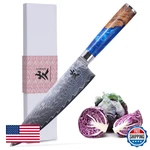Samcook Damascus Chef Knife - 8 Inch Professional Sharp Gyuto Japanese V. Fixed Price $77.80.