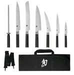 Shun Classic 8 Piece Student Knife Set, Vg- Max Steel, New. Fixed Price $780.95.