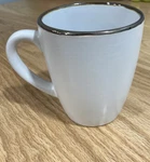 (4) Gibson Home Rockaway Mug Gold Gray Grey Coffee Tea Cup Matte New. Fixed Price $12.00.
