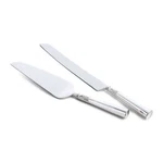 Ralph Lauren 2-PIECE Silver Metal Cairo Cake Server Set. Fixed Price $56.99.